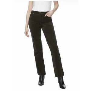NWT Buffalo David Bitton Women Stretch Straight Leg Corduroy Pant 4/27 Black